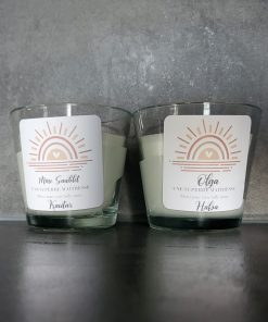 Bougie personnalisée